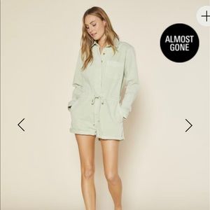 NWOT Outerknown Wander Romper, Size S, Seafoam